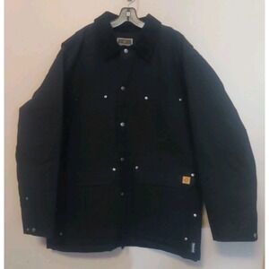 Northeast Outfitters Thinsulate Black Workwear Canvas Barn Jacket Coat Size XL